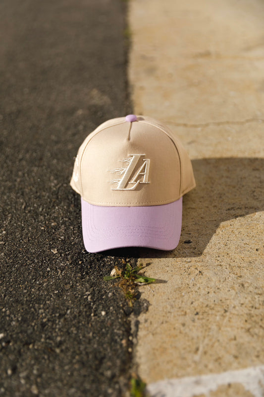 LA Flame Hat Toddler Size- Purple