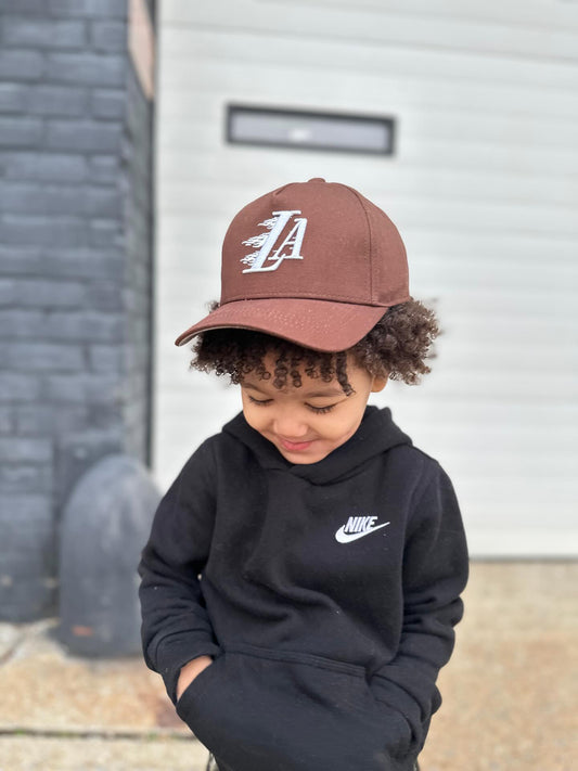 LA Flame Hat Toddler- Brown