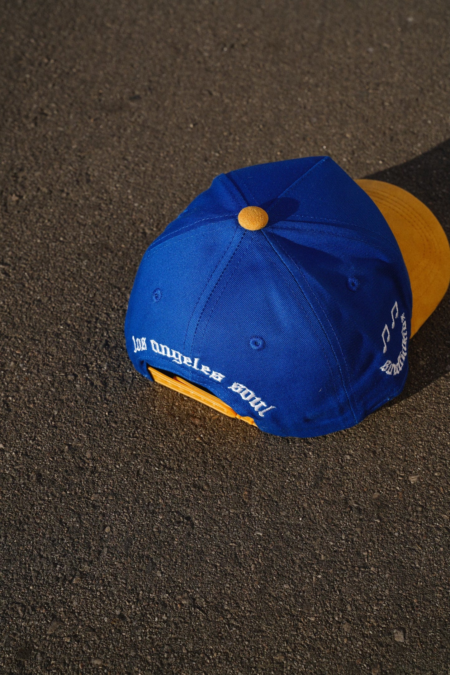 LA Flame Hat Youth Size- Blue & Gold