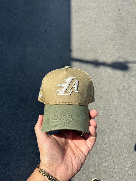 LA Flame Hat Toddler Size- Green